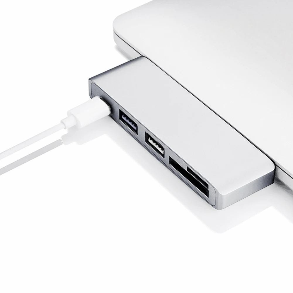 USB-C type C Thunderbolt 3 к USB3.0/USB2.0/TF/SD карта/USB-C PD 5 в 1 концентратор док-адаптер для Macbook Pro SamSung S8 HuaWei mate