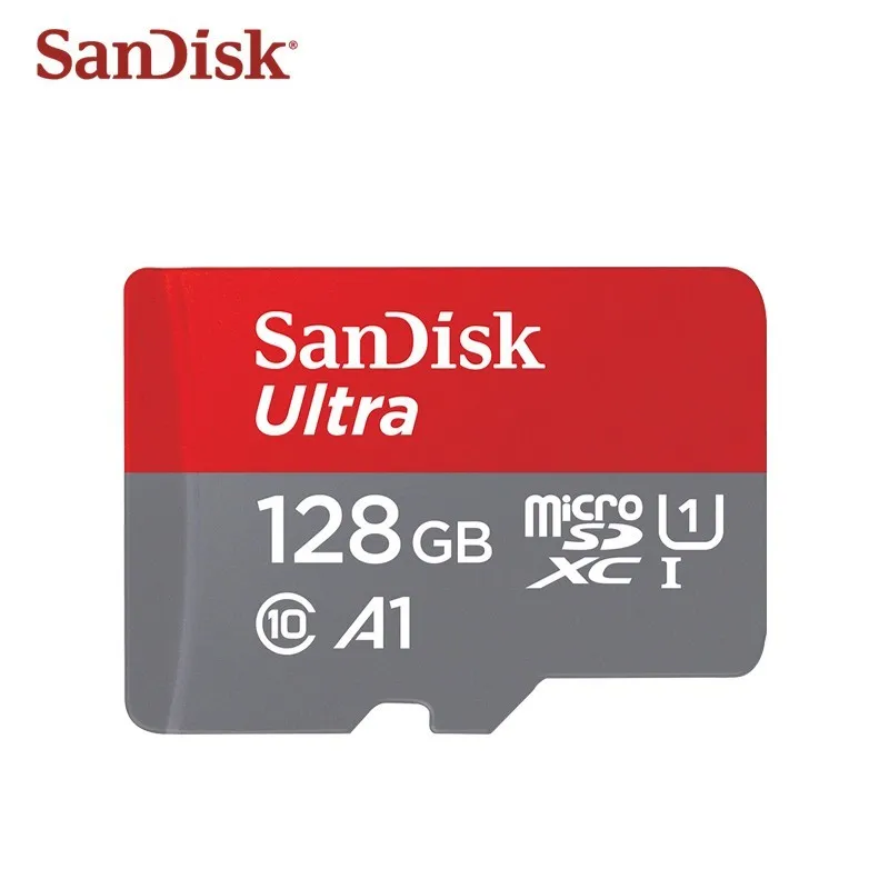 Карта памяти SanDisk A1 128 GB 100 МБ/с. micro SD карта 32 gb class 10 SDXC 64 gb Ultra SDHC 32 gb 16 gb UHS-I карта памяти TF