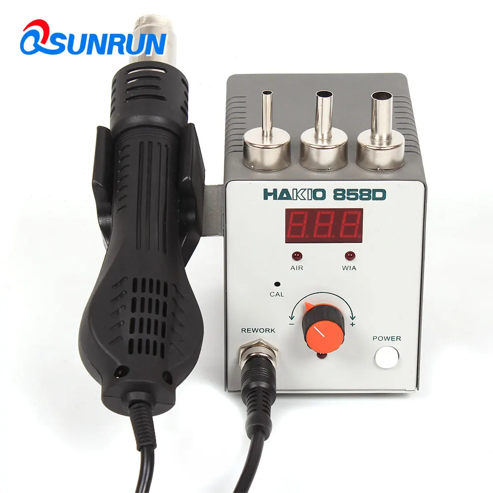 

QSUNRUN 858D LED Display SMD Soldering Rework Station 700W 110V/220V