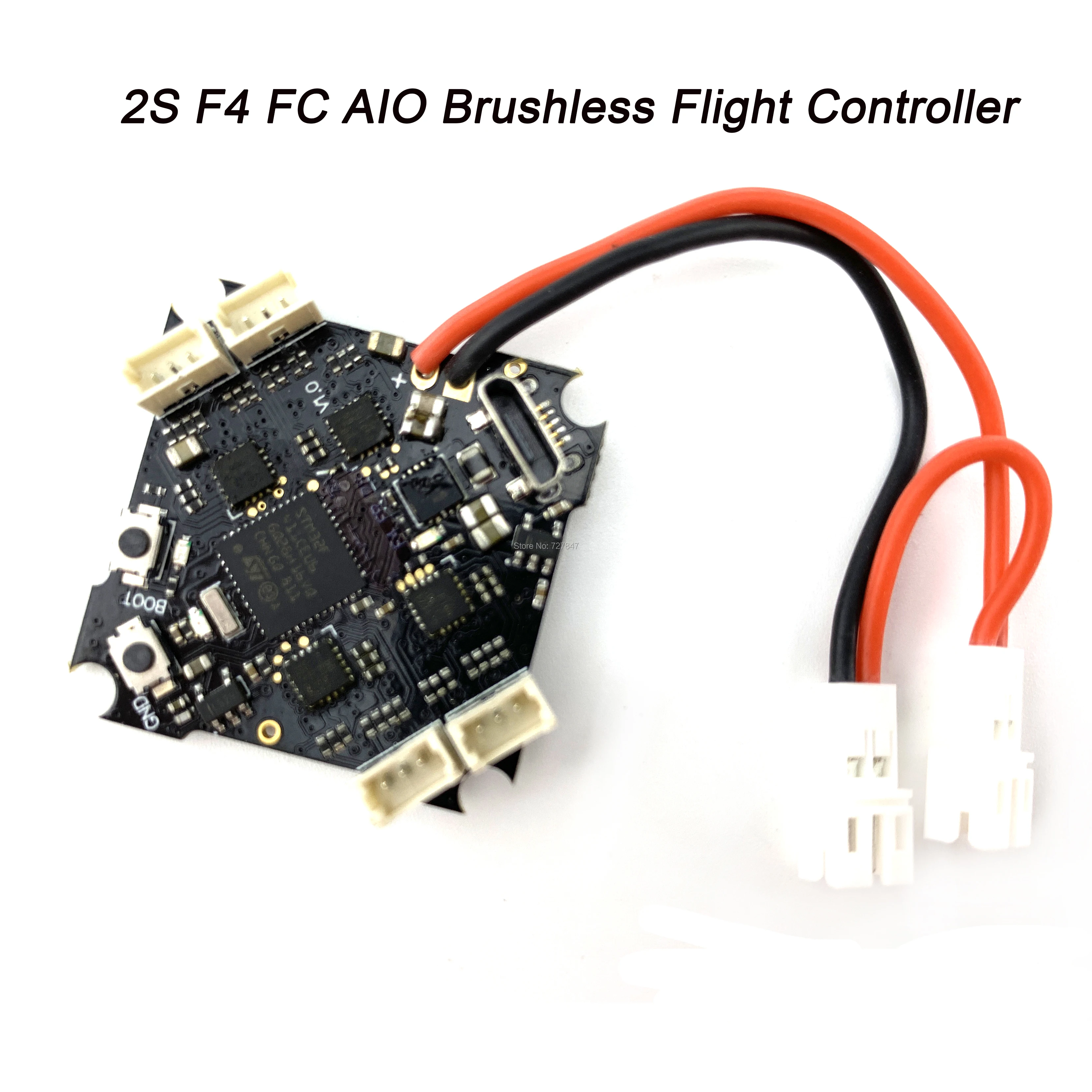 

2S F4 FC AIO Brushless Flight Controller SPI Frsky Receiver ESC OSD Smart Audio for FPV Whoop Beta75 / Beta65 Pro2 Beta Mobula7