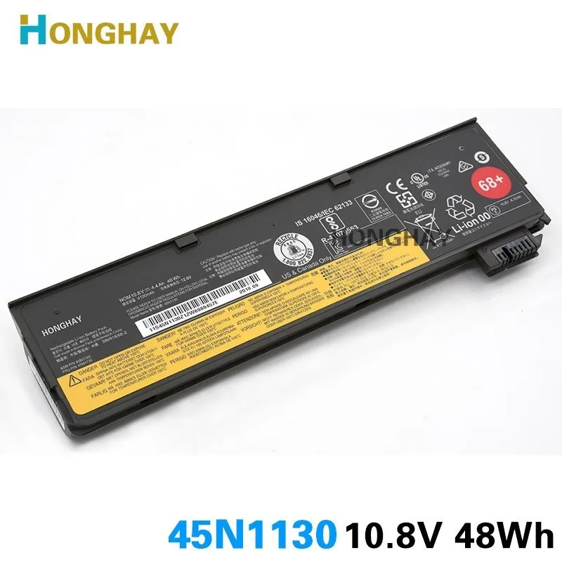 HONGHAY 45N1130 Аккумулятор для ноутбука Lenovo X240 X250 X260 X270 K2450 K20 80 T440S T450S T460P T470P T550 L450 W550S 68