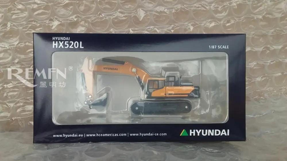 1/87 HYUNDAI HX520L литой экскаватор модель игрушки NIB