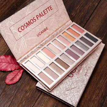 

20 Colors Eyeshadow Makeup Palette Shimmer Matte Radiant Pigmented Cosmetic Eye Shadow Powder Natural Sexy Eye Set