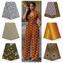 Анкара африканская ткань с восковой печатью Печать Ткань Горячий настоящий воск высокого качества Африканский настоящий голландский WaxFabric для вечерние платья 6yd