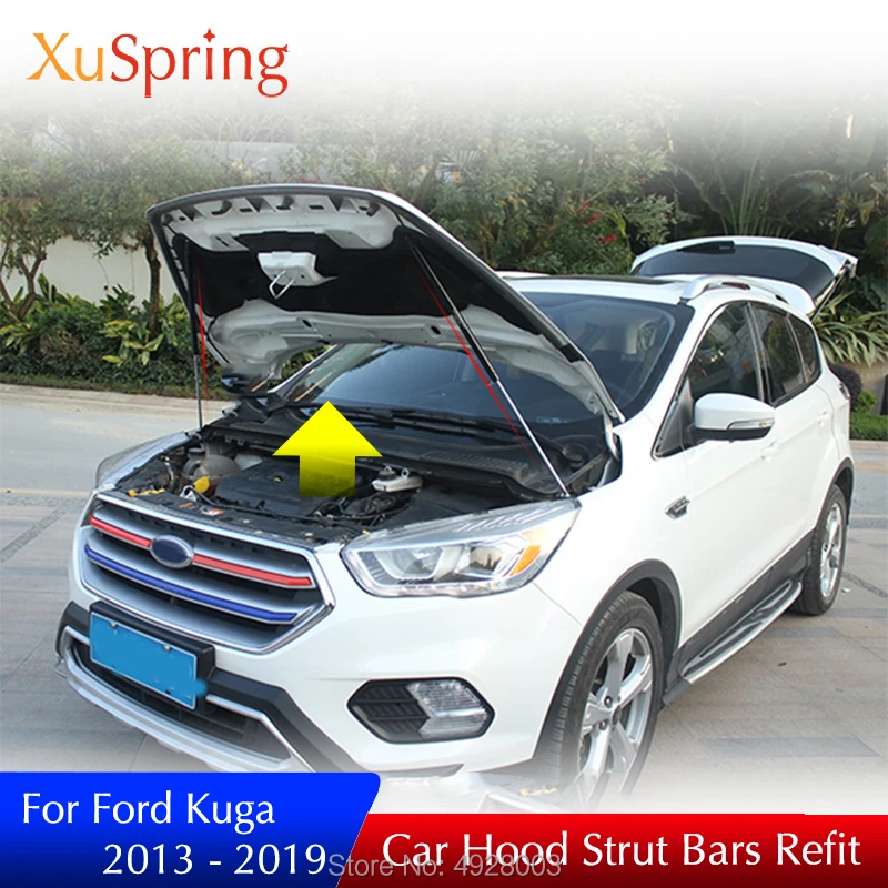 For 2013 2019 Ford Kuga Car Engine Cover Hydraulic Rod Strut