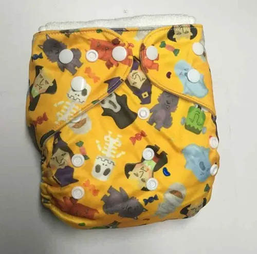 Непромокаемые детские тканевые подгузники, детские подгузники для маленьких мальчиков и девочек, подгузники без вставки, 100 шт./лот