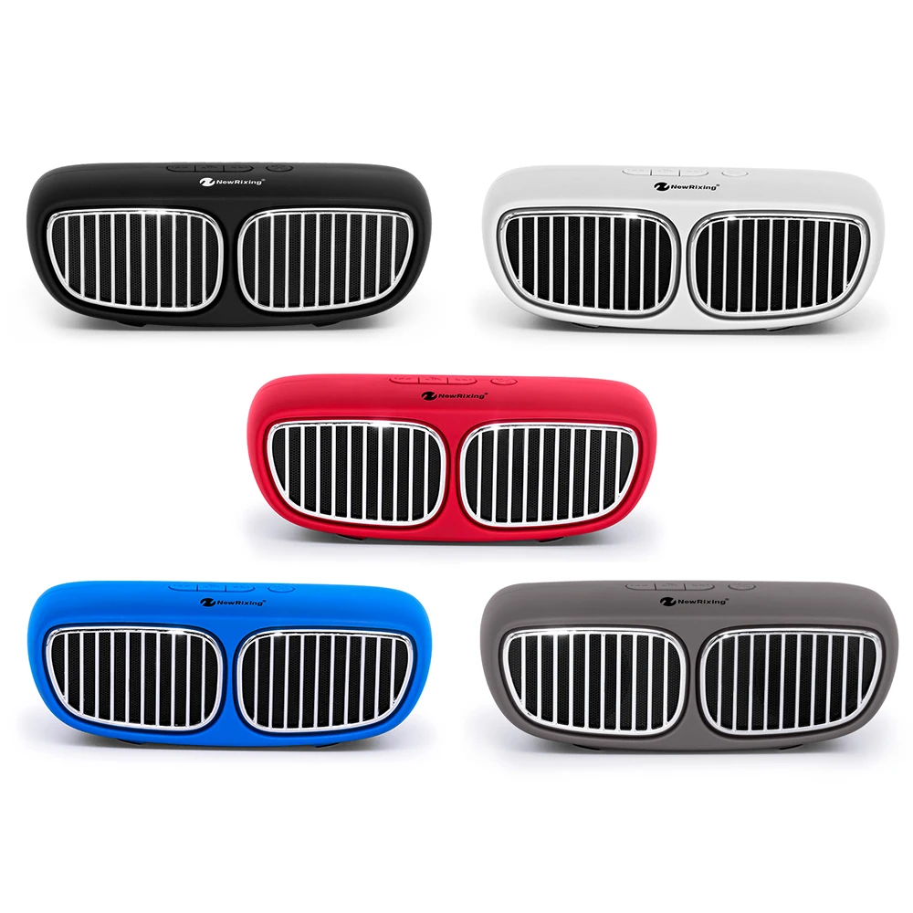 NewRixing NR 2020 беспроводной Bluetooth Портативный Стереодинамик плеер Поддержка FM радио и