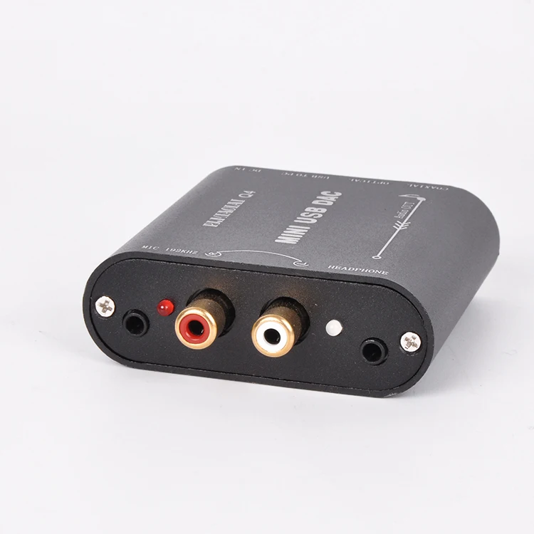 PJ.MIAOLAI Q4 Многофункциональный ПК USB волоконно коаксиальный HiFi аудио декодер DAC