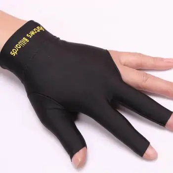 

Soft Solid Billiard Gloves Left Hand Casual, Outdoor, etc Open Fashion Three For Billiards Anti-slip Fingers