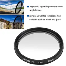 Универсальный Ultra Slim CPL круговой поляризационный фильтр объектива для цифровых зеркальных камер фильтры CPL 49/52/55/58/62/67/72/77/82 мм Горячая