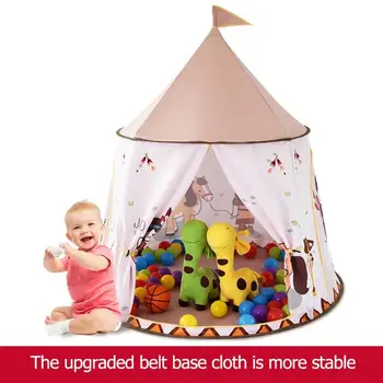 

19 style/set Kid Tent House Portable Princess Castle 123*116cm Present Hang Flag Children Teepee Tent Play Tent Birthday Gift