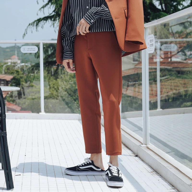 Men's Casual Pants 2019 Spring New Fashion Urban Business Casual Straight Trousers Youth Popular Casual Pants Youth Casual Pants Men's Casual Pants 2019 Spring New Fashion Urban Business Casual Straight Trousers Youth Popular Casual Pants Youth Casual Pants