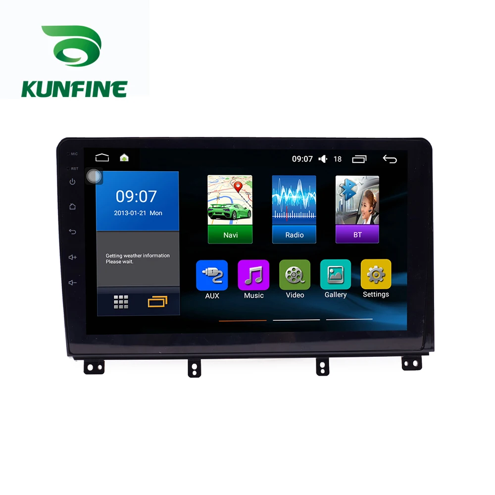 Восьмиядерный 1024*600 Android 8 1 автомобильный DVD GPS навигационный плеер Deckless стерео для