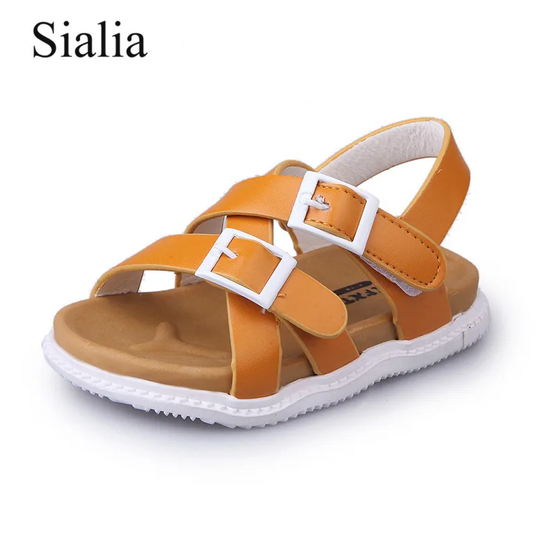 

Sialia Gladiator Kids Sandals For Girls Sandals Children Shoes Summer Beach Shoes Boys Sandals Cut-outs TPR Breathable 2019
