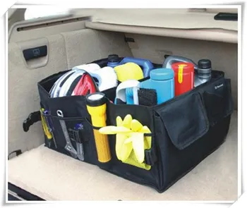 

Car-styling Car Back Folding Storage Box FOR golf 5 seat ibiza golf 4 audi a4 b8 ford fiesta opel astra h opel astra j bmw e90
