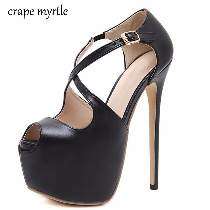 

pumps women summer sandals sexy pumps 16cm high heel shoes women heels party Shoes strappy sandals women wedding shoes YMA129