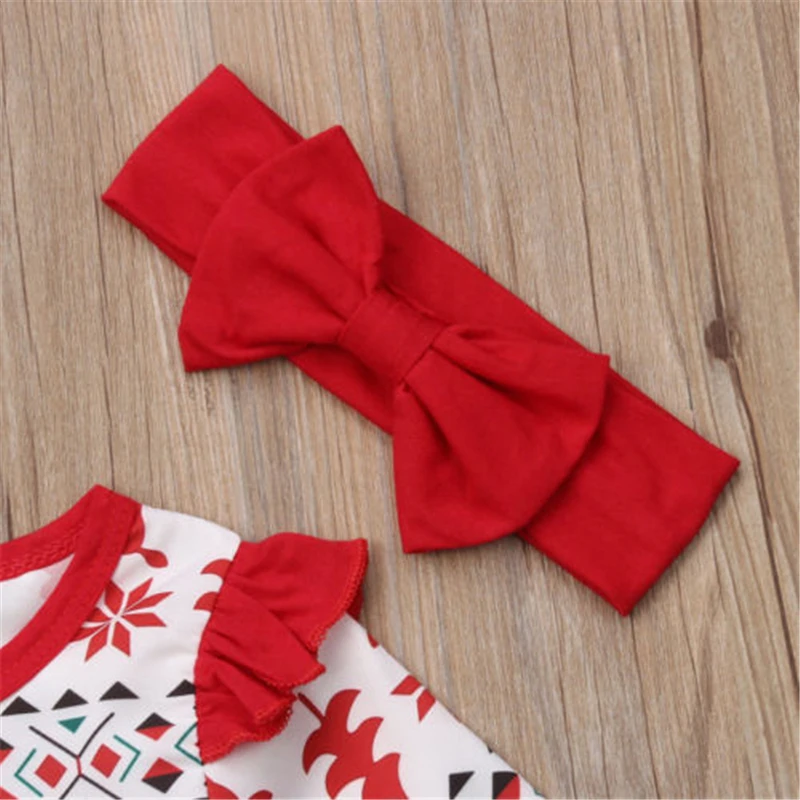 CANIS/Новинка года; одежда для маленьких девочек Рождественские вечерние платья с рукавами-крылышками симпатичное праздничное платье с длинными рукавами и повязкой на голову для маленьких девочек