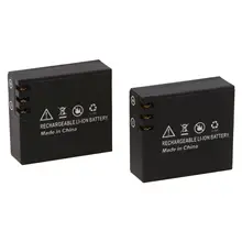 2x900mAh обновленная литий-ионная батарея для SJCAM SJ4000 SJ6000 SJ5000 wifi SJ5000+ черный