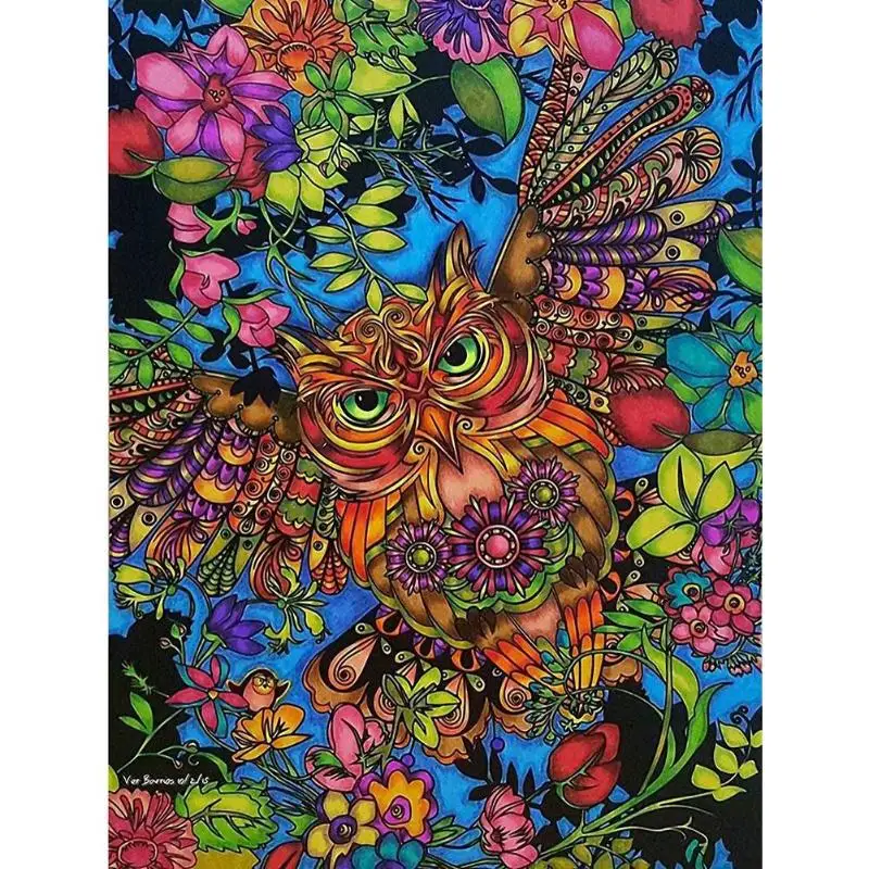 

5D DIY Full Drill Diamond Painting Fashion Animal Cross Stitch Embroidery Craft Kit Resistance to oxidation and irradiation