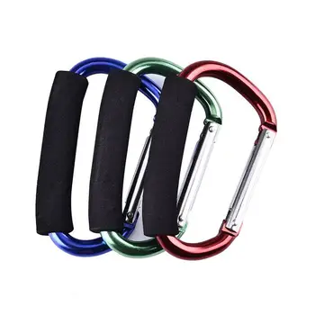

Outdoor Camping Hammock Large Mountaineering Carabiner Aluminum Alloy Thickening D Buckle 4 Colors