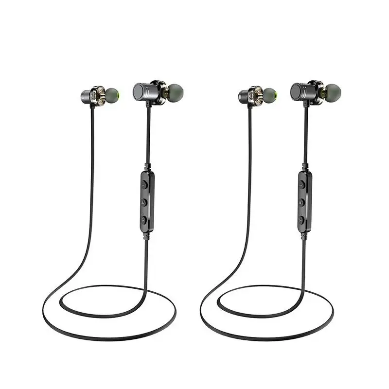 

Portable Earphones Wireless Bluetooth Earphone Mini Metal Earbud Stereo Hd Sound Music Sport Waterproof Outing Devices With Mic