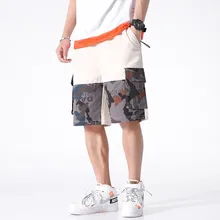 Для мужчин многокарманный военный камуфляж карго-шорты камуфляжные Для мужчин хлопок Рубашки домашние летние мужские армии тактические мужские шорты