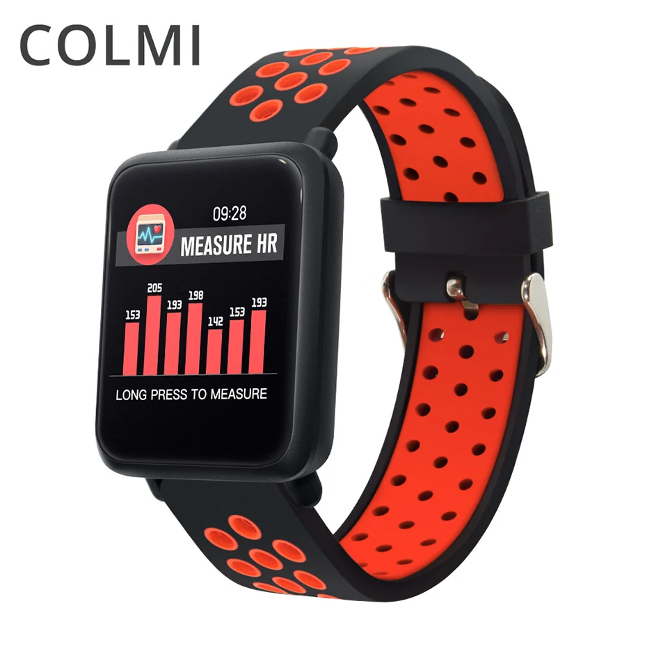 

COLMI Smart Watch Men Color Screen Smartwatch women Fashion Fitness Tracker Heart Rate monitor PK Q8 Clock