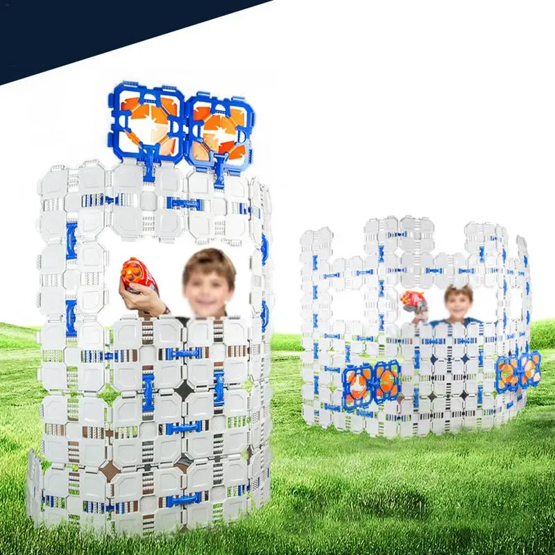 

For Kids Playing Nerf Bettle Build Assembly Boards Outdoor Toy Building Blocks Compatible With NERF Series Battle Toys