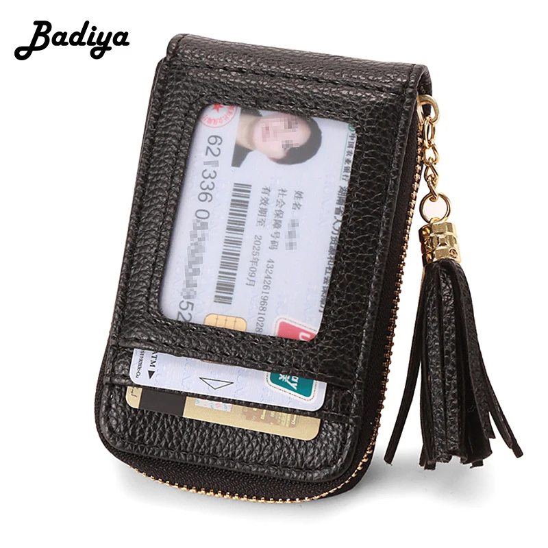 

Tassel Women Accordion Short Wallet Brief Multi Slots Card Holder Versatile Portable Lady Coin Purse Small Clutch Bag For Female