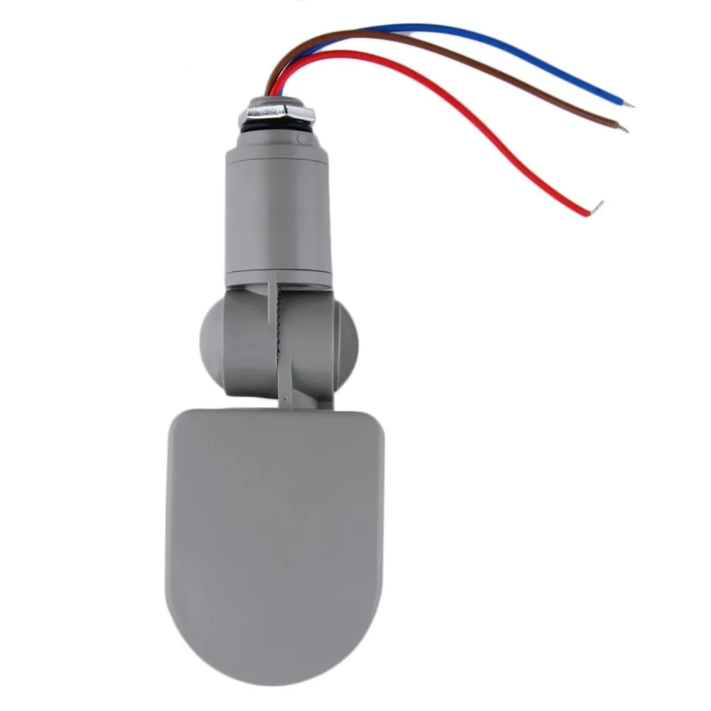 Security for LED Flood Light DC12V Body Control Automatic Grey PIR Motion Sensor 180 Degree Adjustable Infrared Detector