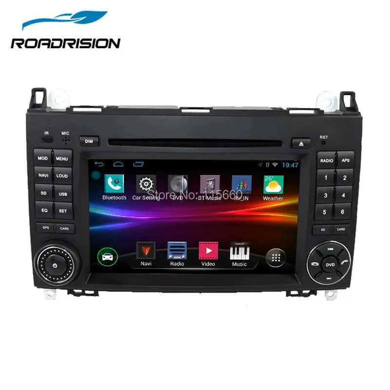 

RoadRision Android 6.0 Car DVD GPS Navigation Headunit for Mercedes Benz B200 A B Class W169 W245 Viano Vito W639 Sprinter W906