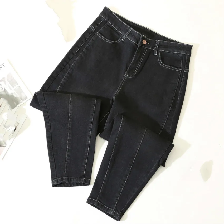 

Women Spring Summer 2019 Casual Harem Denim Pants Boyfriends Jeans Femme Trousers Ripped Jeans Plus Size 5XL