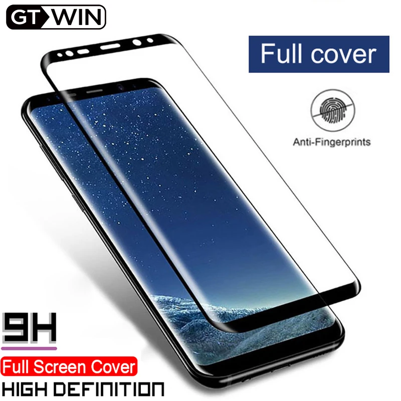 GTWIN Screen Protector For Samsung Galaxy S8 S9 S10 Plus S10 Lite Note 9 Tempered Glass Film Full Curved Cover Protective Film GTWIN Screen Protector For Samsung Galaxy S8 S9 S10 Plus S10 Lite Note 9 Tempered Glass Film Full Curved Cover Protective Film