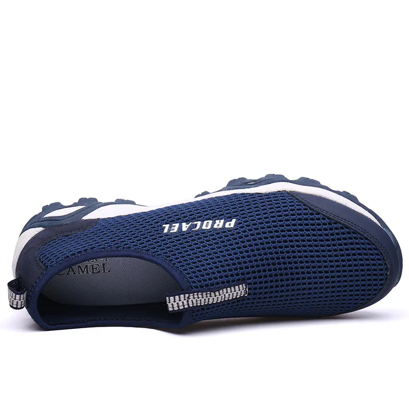 Mesh Shoes Men Sneakers Black Casual Shoes Men Loafers Outdoor Slip-On Sneakers Men Water Shoes Male Footwear PINSV
