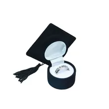 Доктор шляпа в форме кольца коробка креативный Органайзер шкатулка чехол для хранения кольцо держатель для выпускной церемонии Вечерние