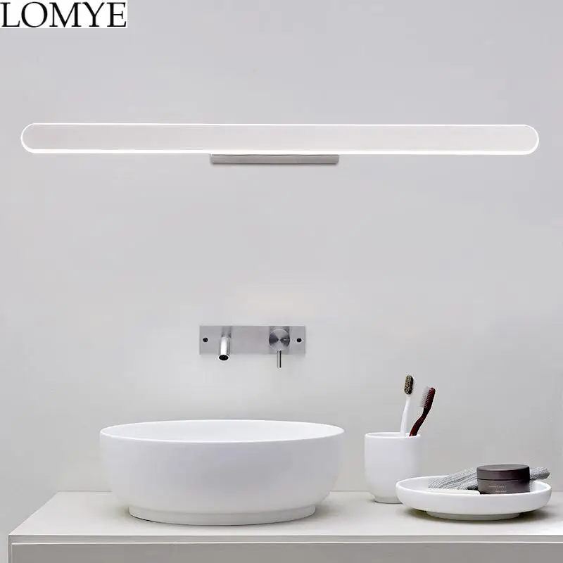 

Modern Simple Aluminum Dimmable Led Wall Lights Bathroom Led Wall Lamp Bedroom Wall Light Washroom Mirror Led Wall Sconce