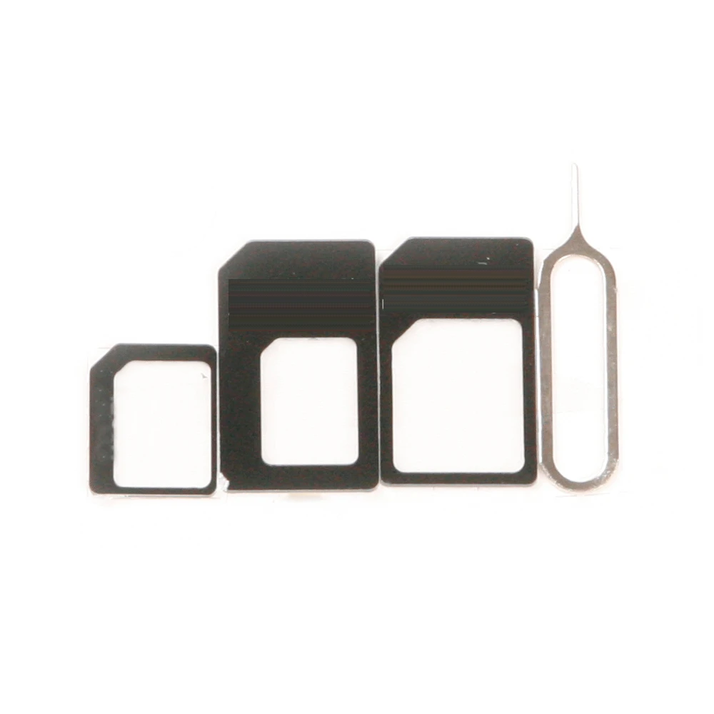 Высокое качество 1/2/3/5/10/50 набор nano SIM адаптер Micro + стандартная Nano 3 в 1 sim карты для