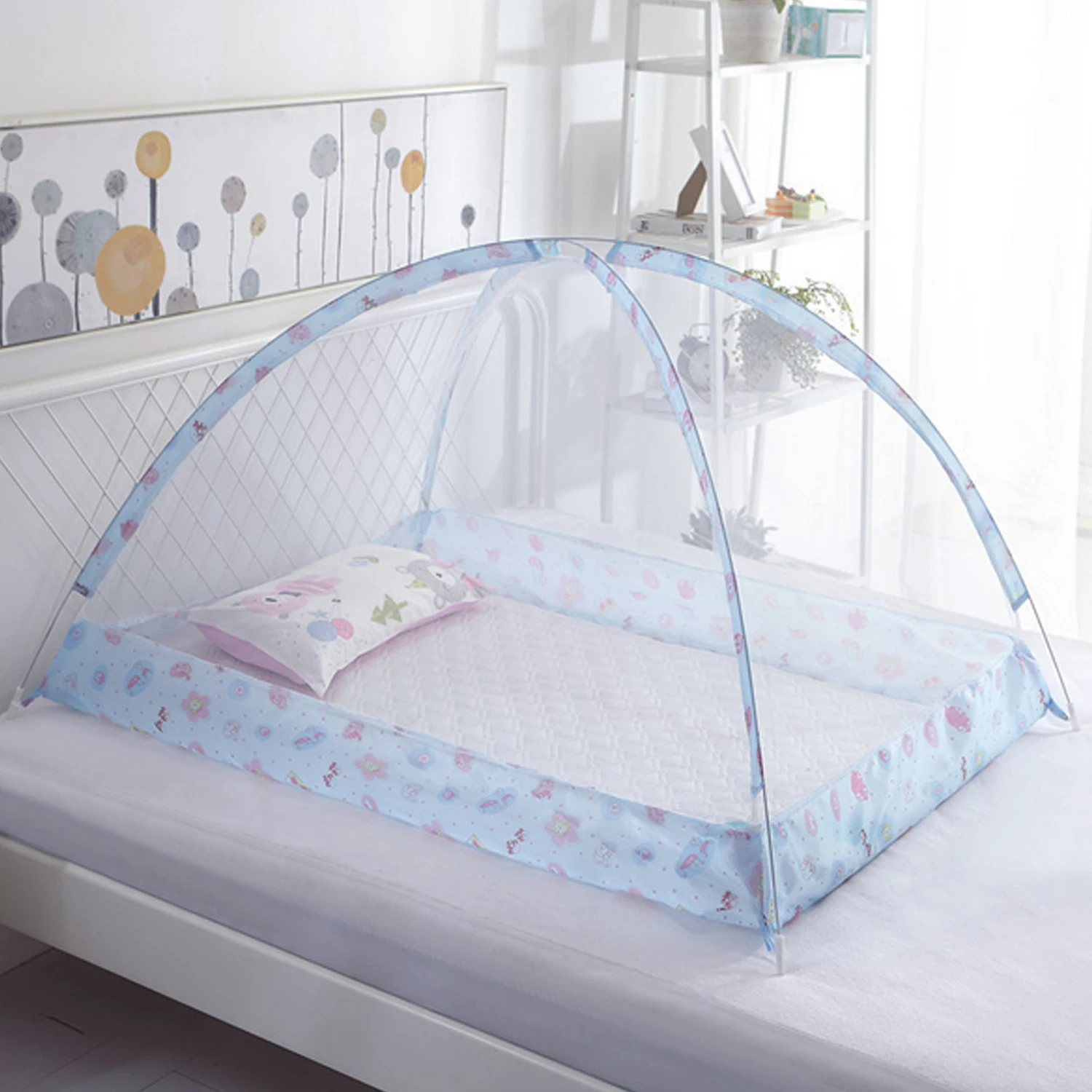 Portable Folding Baby Bed Children Mosquito Net Tent Kids Summer Cradle
