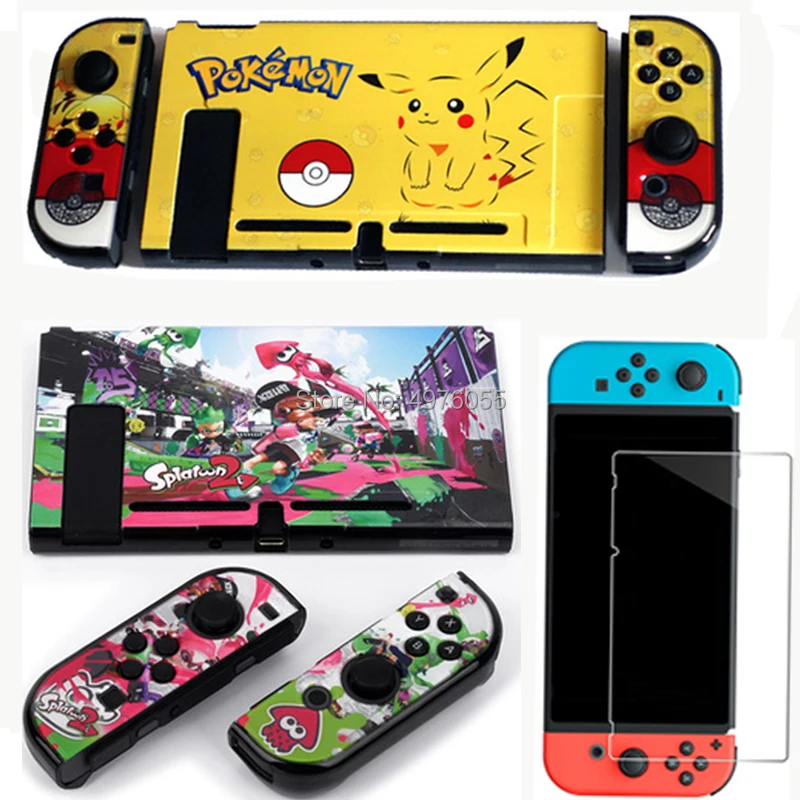 

New Nintend Switch Hard Protective Case Cover Shell Tempered film For Nitend Switch Console Joy-Con Controller Direct Docking