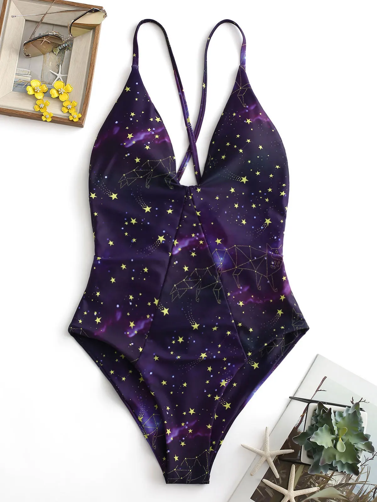

Plus Size XL Solid Low Back One-Piece Swimsuit Women Burgundy Deep V Neck Monokini 2019 Girl Beach Padded Bathing Suit Swimwear