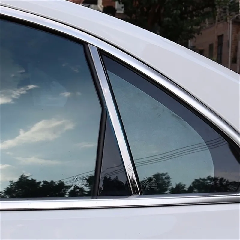 

Chromium Modified Window Exterior Fashion Sticker Strip Accessory Decoration Car Styling Trim Covers FOR Volkswagen Lamando