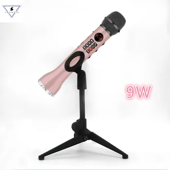

9W Wireless Dynamic Microphone L598 Bluetooth Handheld Karaoke mic Speaker with stands Singing Record for Andriod IOS phone