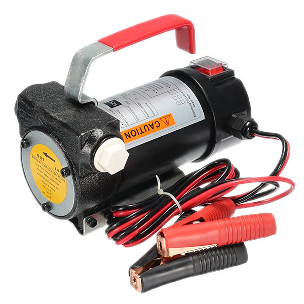 

12V Car Electric Fuel Oil Pump Small On Board 40L/min DC Electric D iesel Pump With Splicer And Filter Automatic Fuel Transfer
