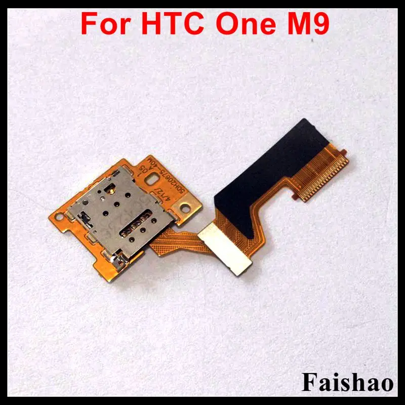 

FaiShao Sim Card Reader Slot Tray Holder Flex Cable For HTC One M9 Replacement