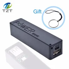 TZT USB Power Bank zestaw etui 18650 ładowarka pudełko DIY Shell Kit czarny dla Arduino