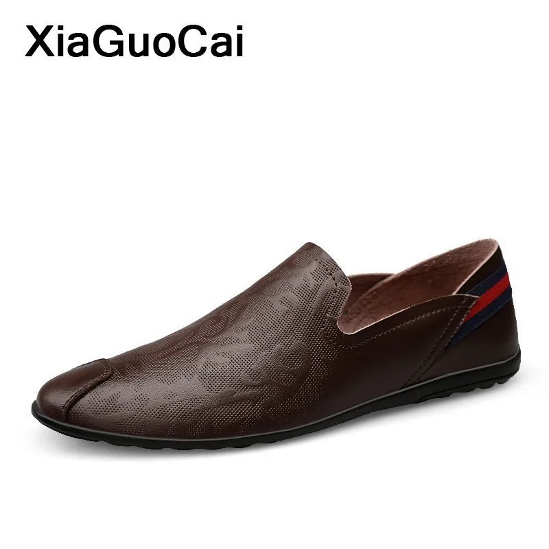 

New Pattern Autumn Will Code Male Toe Layer Cowhide Doug Shoe Genuine Leather Ventilation Casual Shoes