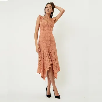 

2019 Digging Out Hooks Sexy Backless Summer Dresses Women Lace Dress Sleeve Bodycon Party Dress vestidos robe femme