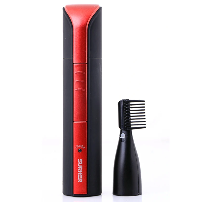 HOT-Surker Zs-216, 2 в 1, электрический триммер для волос в носу, нож для бровей, волосы в носу, можно мыть полностью, портотивная Зарядка для бритвы, штепсельная вилка европейского стандарта