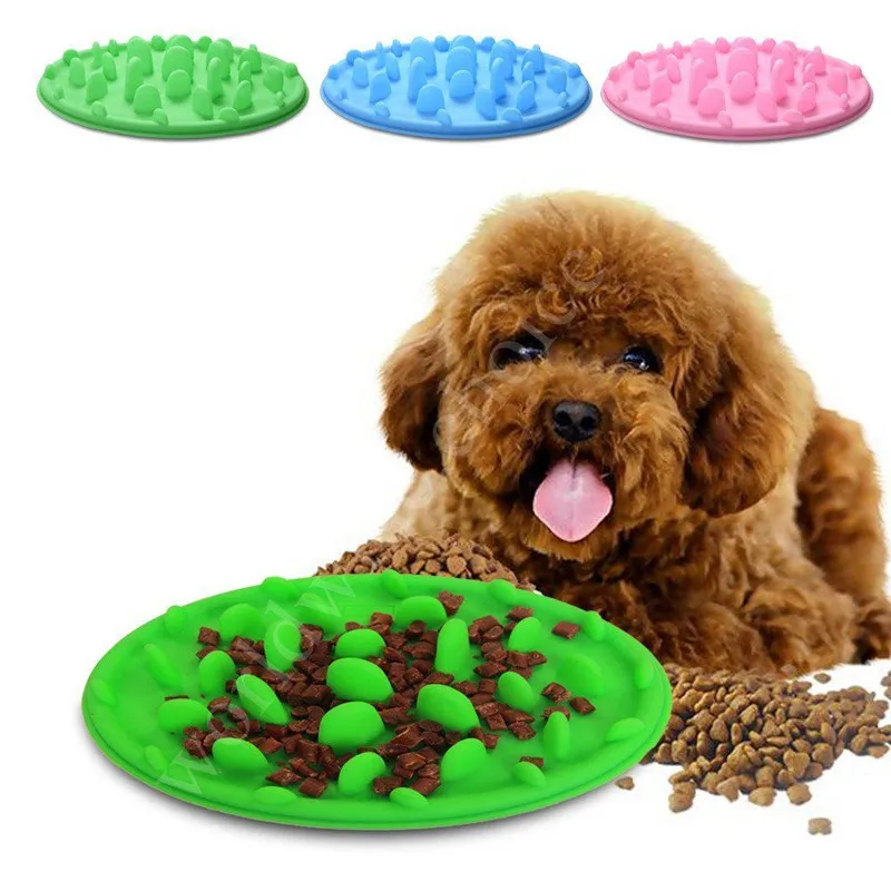 

Silicone Anti-Choking Pet Bowl Puppy Slow Feeder Healthy Dog Bowl Prevent Suffocation Food Dish Pet Food Container