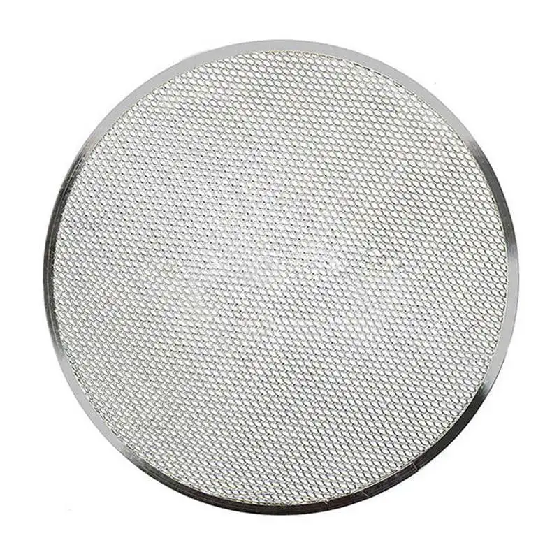 Professional Round Pizza Oven Baking Tray Barbecue Grate Nonstick Mesh Net